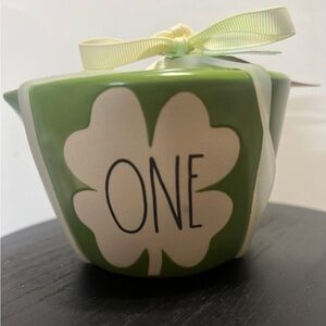 Rae Dunn 4 Leaf Clover Shamrock Green OG Measuring Cups
